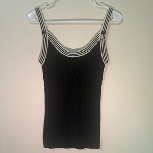 Bill Blass New York Cable Knit Tank, Vintage Design, Medium
